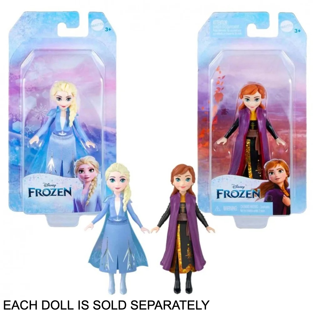 Elsa Gadget - オリジナルディズニープリンセスミニアナと雪の女王エルサアンナ 9 センチメートルミニチュア人形女の子のためのクリスマスギフトおもちゃ子供のための HPL56