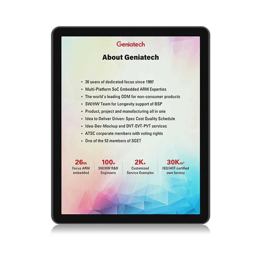 E-Ink Tablet Reader - Geniatech E-reader カラー10インチ電子インクライティングタブレット 4GB+64GB 電子ペーパー電子書籍タブレット