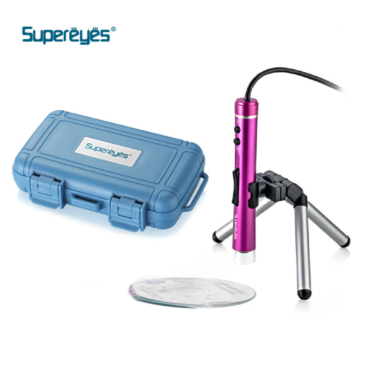 Usb Microscope Digital - Supereyes B010 2MP 1-500x USB デジタル顕微鏡ビデオカメラハンドヘルド内視鏡拡大鏡