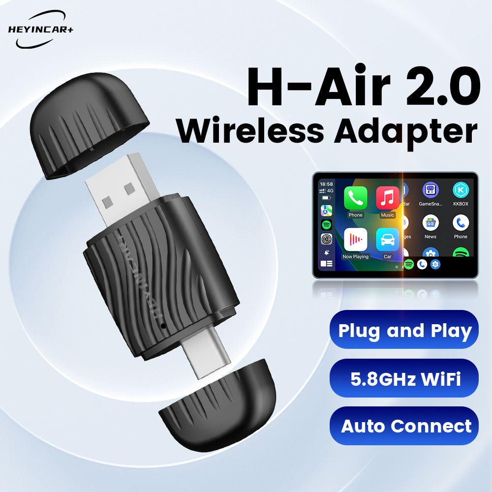 Mini Electronics Gadgets - HEYINCAR 2 in 1 インターフェース ワイヤレス
