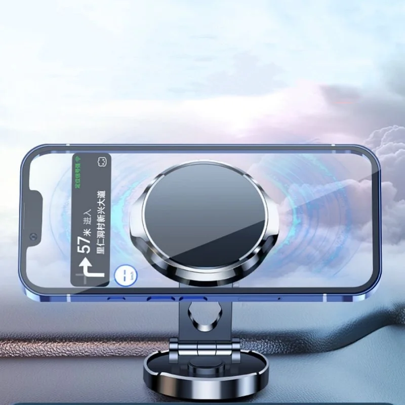ラウンド折りたたみ式磁気カーホルダー 360度回転可能 携帯 - Useful Electronic Gadgets のレビューと価格