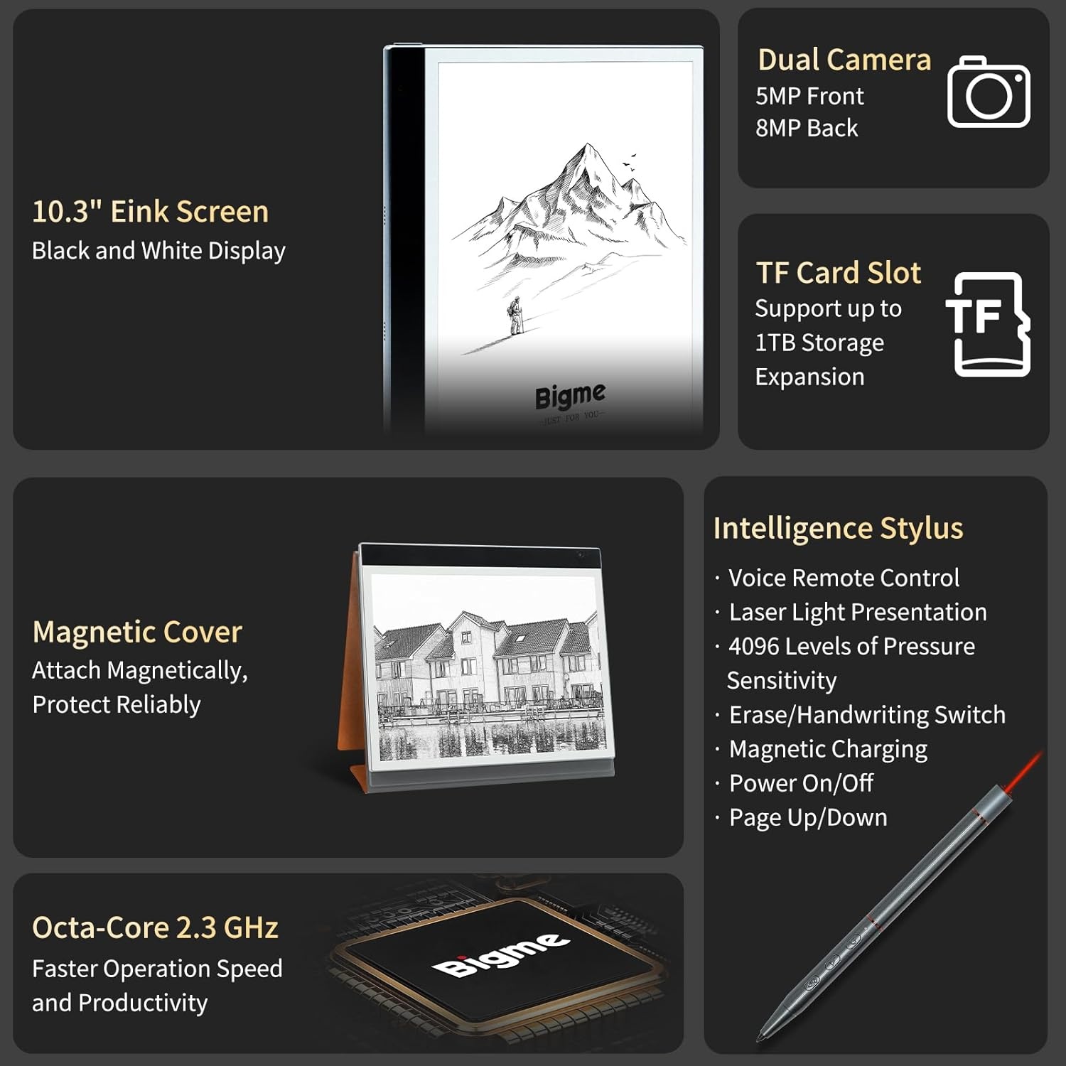 10.3インチE-Inkタブレット 4G 64GB ペーパー - E-Ink Tablet Reader のレビューと価格