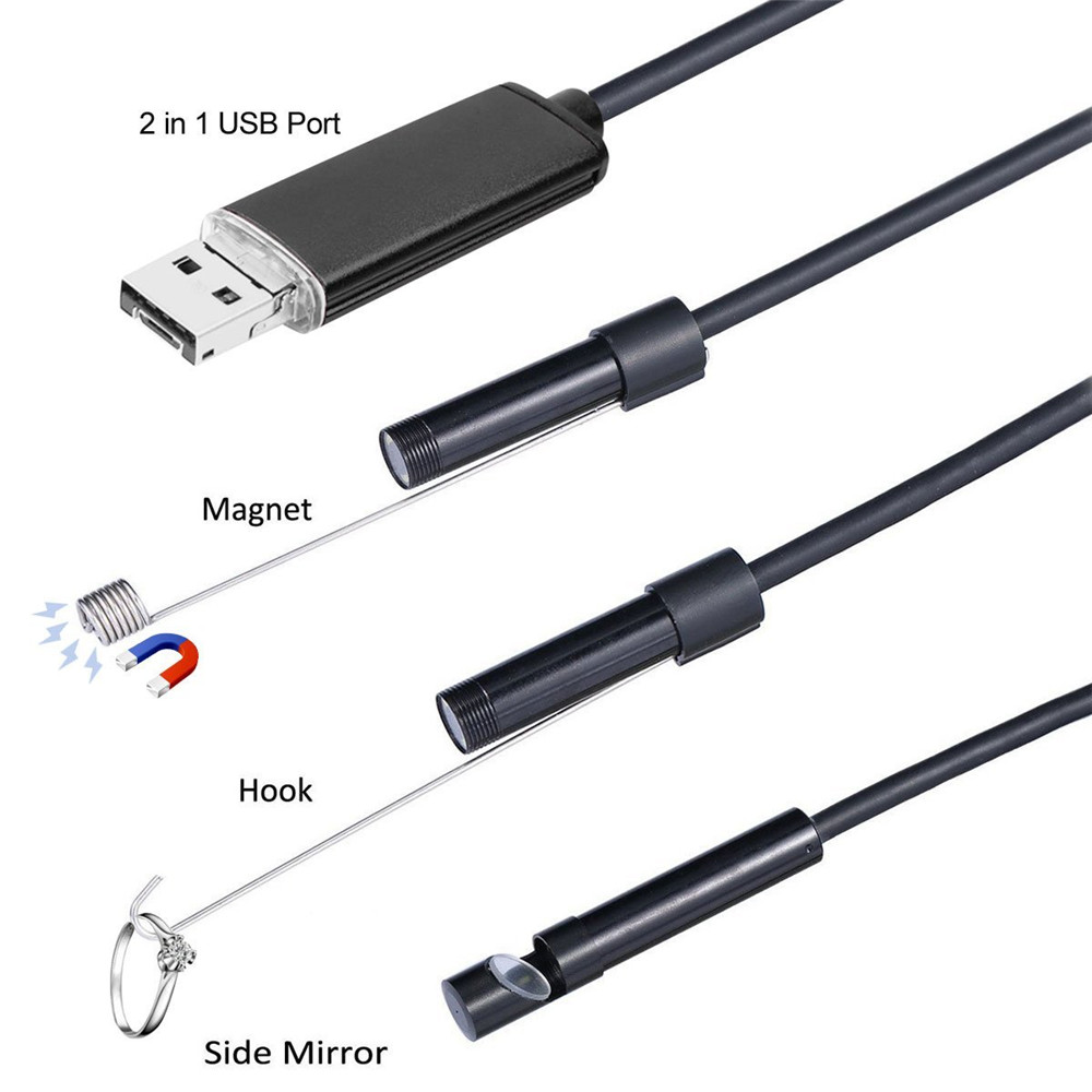 3in1 USB 5.5mm 内視鏡カメラ CMOS ボアス - Usb Microscope Digital のレビューと価格