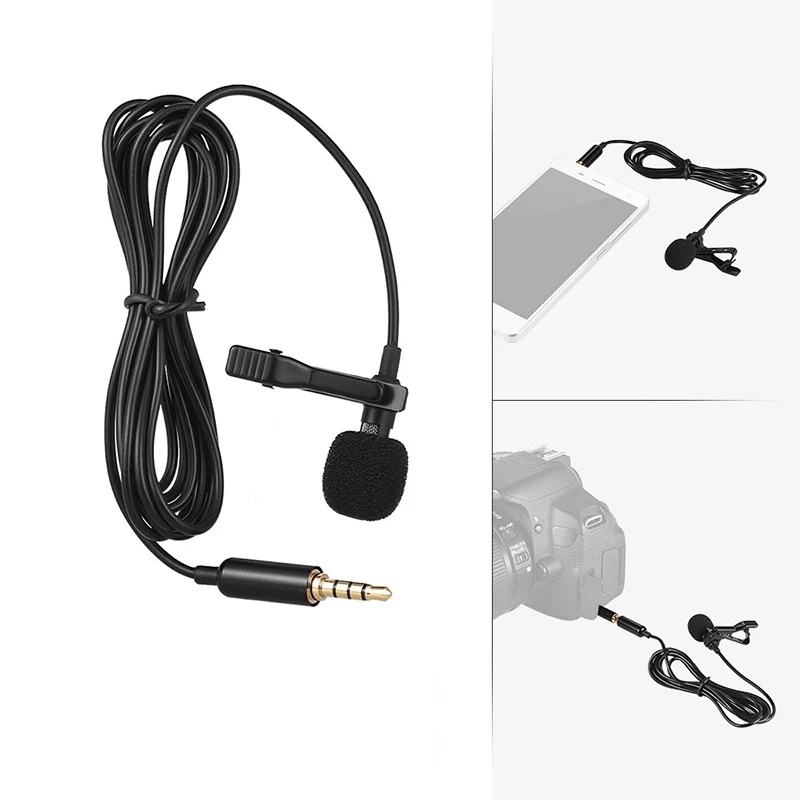 1/3/5 個ポータブル USB ミニラベリアマイク 3.5 - Mini Electronics Gadgets のレビューと価格